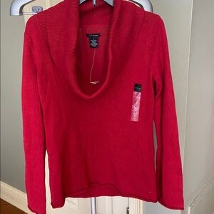Calvin Klein Jeans Cotton Red Sweater Size Medium
